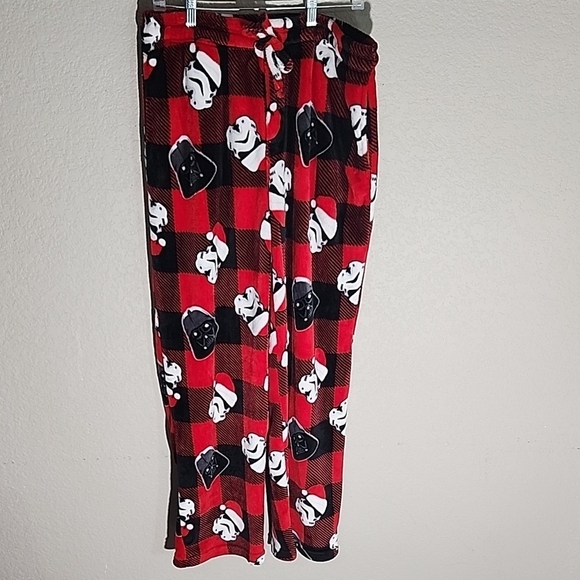 Star Wars mens pajama bottoms size Large Darth Vader Storm Trooper - Picture 1 of 8